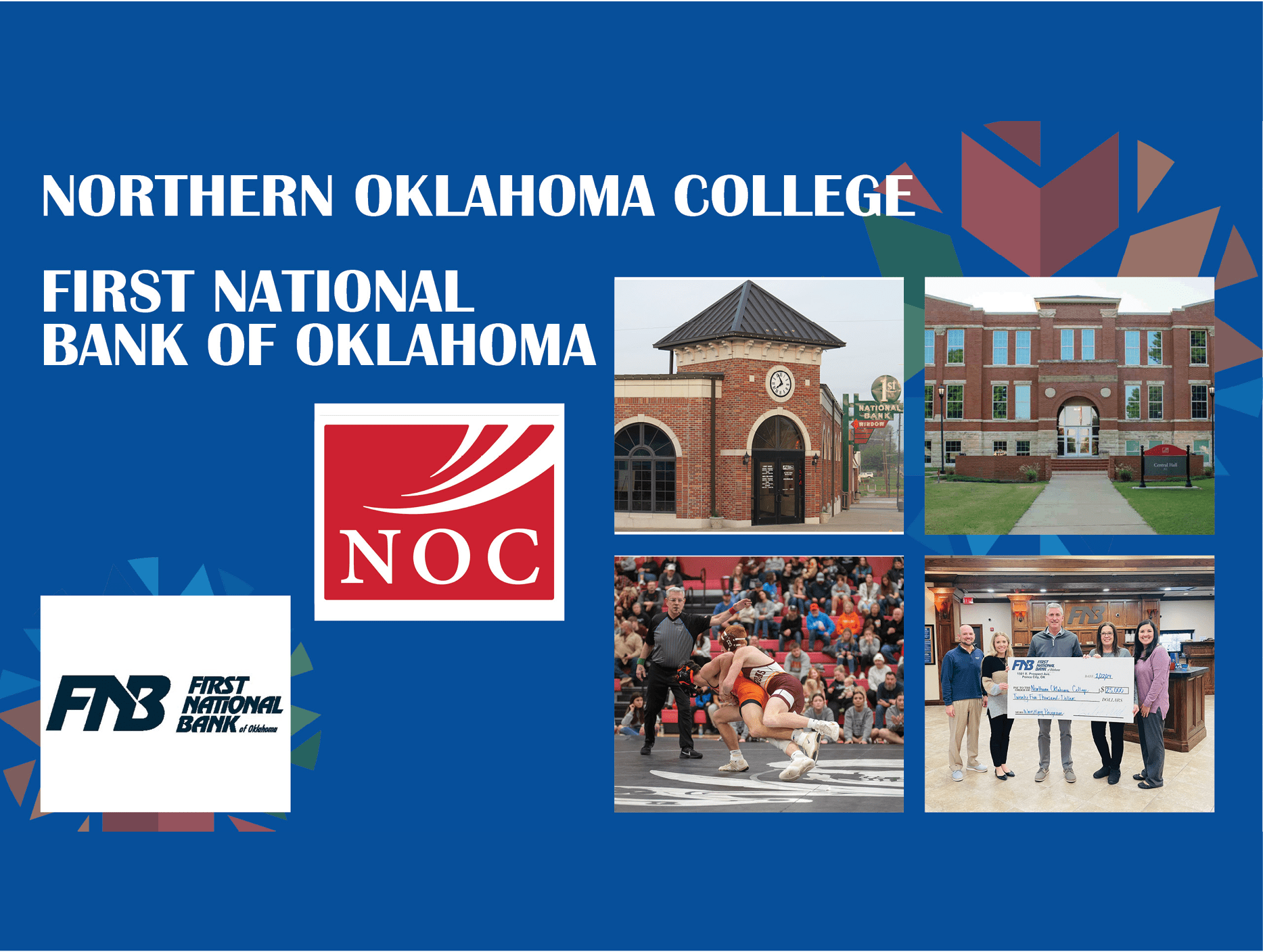 Northern Oklahoma College and First National Bank of Oklahoma