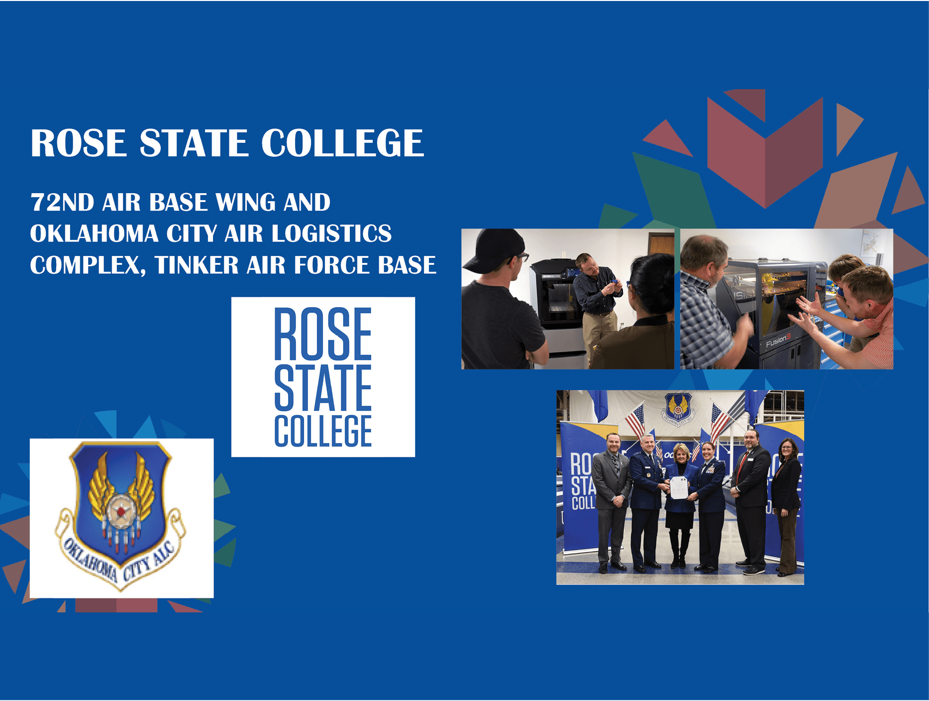 Rose State College, 72nd Air Base Wing and Oklahoma City Air Logistics Complex, Tinker Air Force Base