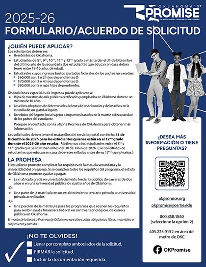 Oklahoma's Promise applications - Spanish