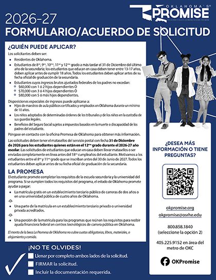 Oklahoma's Promise applications - Spanish